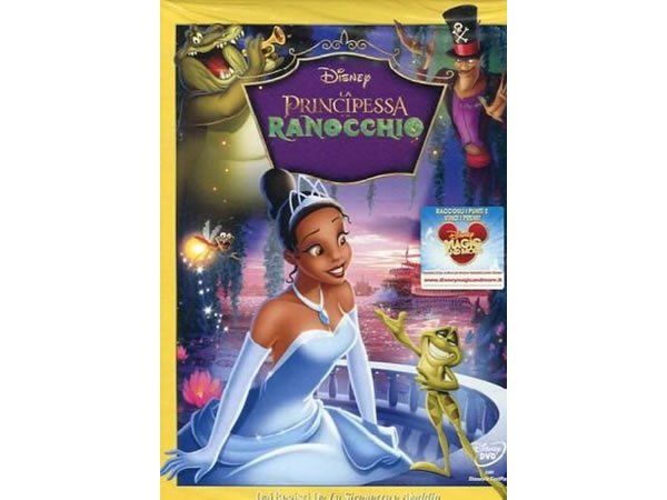 画像1: イタリア語などで観るディズニーの「プリンセスと魔法のキス」 DVD【A2】【B1】 (1)