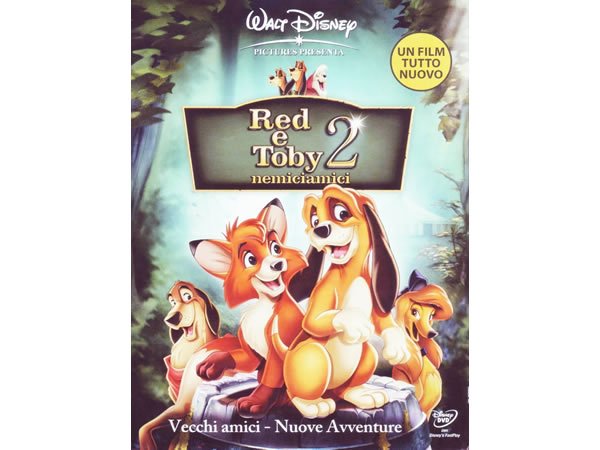 画像1: イタリア語などで観るディズニーの「きつねと猟犬2 トッドとコッパーの大冒険」 DVD 【A2】【B1】 (1)
