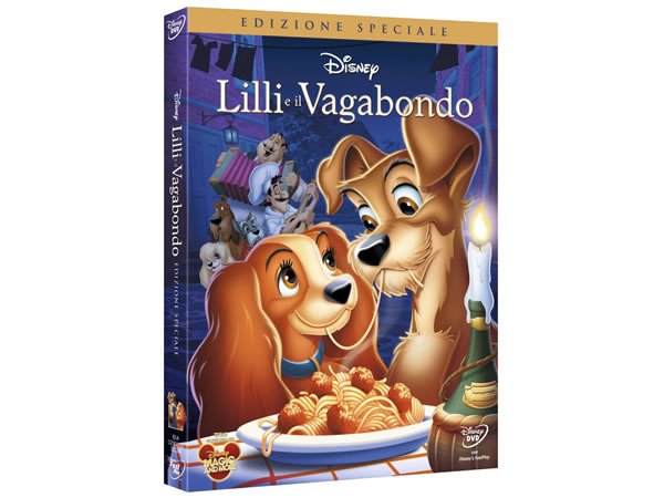 画像1: イタリア語などで観るディズニーの「わんわん物語」 DVD【A2】【B1】 (1)