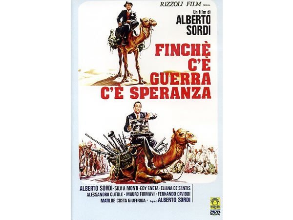 画像1: イタリア語で観るイタリア映画 アルベルト・ソルディ 「Finche' C'E' Guerra C'E' Speranza」　DVD  【B2】【C1】 (1)