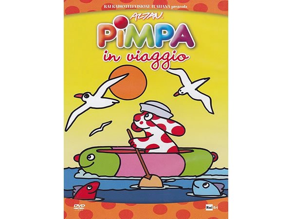 画像1: イタリア語で観るイタリアのアニメ映画 ピンパ「Pimpa in viaggio」 DVD【A1】【A2】【B1】【B2】 (1)