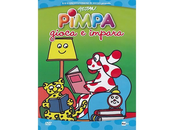 画像1: イタリア語で観るイタリアのアニメ映画 ピンパ「Pimpa gioca e impara」 DVD【A1】【A2】【B1】【B2】 (1)