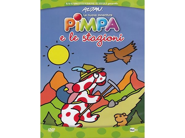画像1: イタリア語で観るイタリアのアニメ映画 ピンパ「Le nuove avventure - Pimpa e le stagioni」 DVD【A1】【A2】【B1】【B2】 (1)