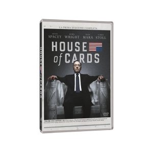 画像: イタリア語などで観るケヴィン・スペイシーの「ハウス・オブ・カード 野望の階段 シーズン1」 DVD 4枚組  【B2】【C1】