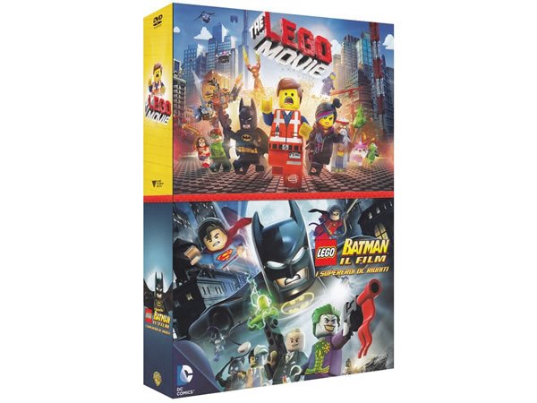 画像1: イタリア語などで観る「LEGO ムービー、LEGO(R)バットマン：ザ・ムービー、LEGO(R):ザ・アドベンチャー」 DVD 2枚組【B1】【B2】【C1】 (1)