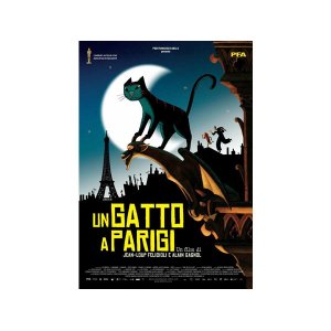 画像: イタリア語などで観るアラン・ガニョルの「パリ猫ディノの夜」 DVD【B1】【B2】