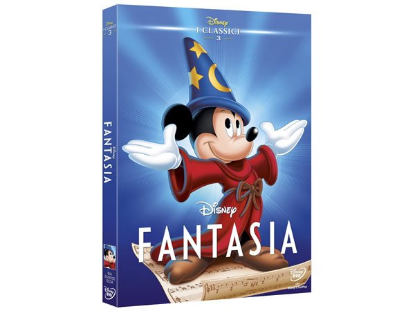 画像1: イタリア語で観るディズニー ミッキーマウスの「ファンタジア」 DVD コレクション 3【A2】【B1】 (1)