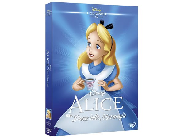 画像1: イタリア語で観るディズニーの「ふしぎの国のアリス」 (1951)  DVD コレクション 13【A2】【B1】 (1)