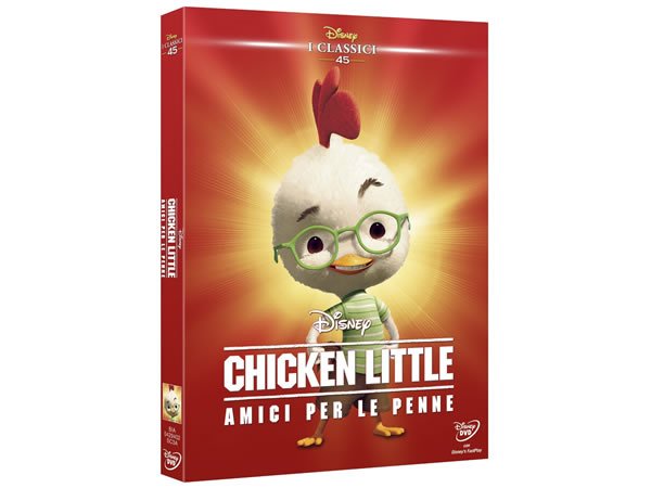 画像1: イタリア語で観るディズニーの「チキン・リトル」 DVD コレクション 45【A2】【B1】 (1)