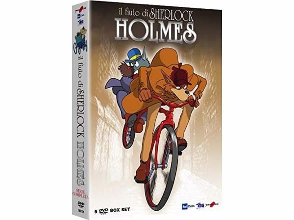 画像1: イタリア語で観る、宮崎駿の「アニメ・名探偵ホームズ」DVD 5枚組【B1】 (1)