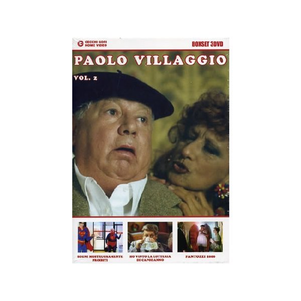 画像1: イタリアのコメディ映画Ugo Fantozzi 「Paolo Villaggio Cofanetto 02」DVD 3枚組【A1】【A2】【B1】 (1)