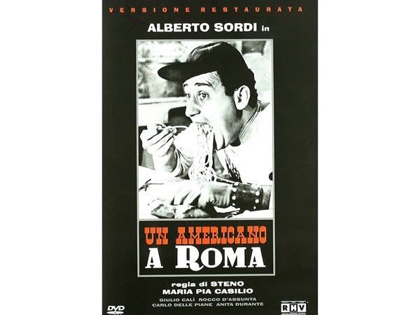 画像1: イタリア語で観るイタリア映画 アルベルト・ソルディ 「Un Americano A Roma」　DVD  【B2】【C1】 (1)
