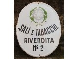 画像: 【お取り寄せ可・一点限り】イタリア語表記 塩とタバコ 看板 1950年代 Sali e Tabacchi Riv.2 アンティーク ヴィンテージ看板