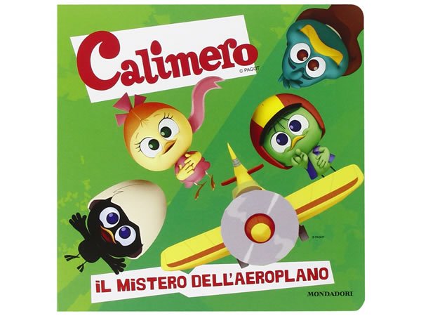 画像1: イタリア語で絵本、カリメロを読む　Il mistero dell'aeroplano! Calimero 対象年齢3歳以上【A1】 (1)