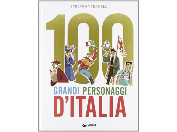 画像1: イタリア語で読む、絵本・児童書「イタリアの100人の偉人」 対象年齢8歳以上【A1】 (1)