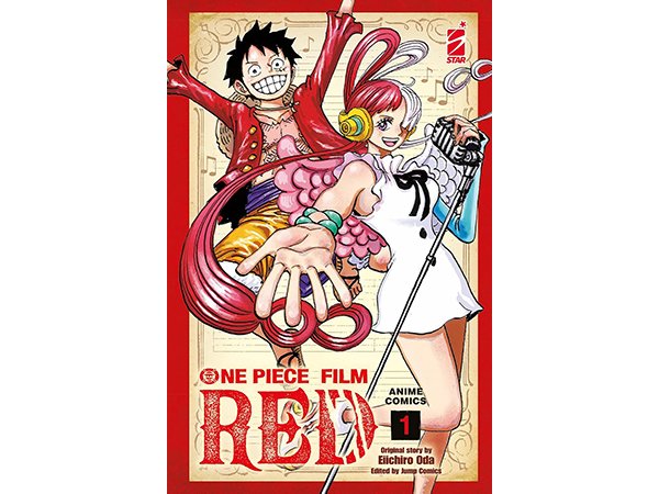 画像1: イタリア語で読む、尾田栄一郎の「ONE PIECE FILM RED アニメコミックス」上下巻 【B1】 (1)