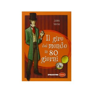 画像: イタリア語で読む 児童書 ジュール・ヴェルヌの「八十日間世界一周」 対象年齢8歳以上【A1】