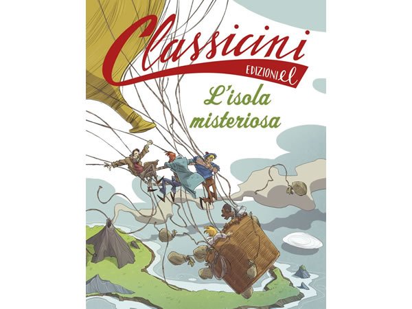 画像1: イタリア語で読む 児童書 ジュール・ヴェルヌの「神秘の島」 対象年齢7歳以上【A1】 (1)