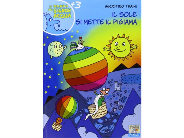 画像1: イタリア語で絵本・児童書「太陽がパジャマを着る」を読む IL MONDO DI SIGNOR ACQUAシリーズ 対象年齢3歳以上【A1】 (1)