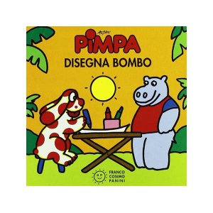 画像: イタリア語で絵本、ピンパを読む　Pimpa disegna Bombo 対象年齢2歳以上【A1】