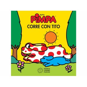 画像: イタリア語で絵本、ピンパを読む　Pimpa corre con Tito 対象年齢2歳以上【A1】