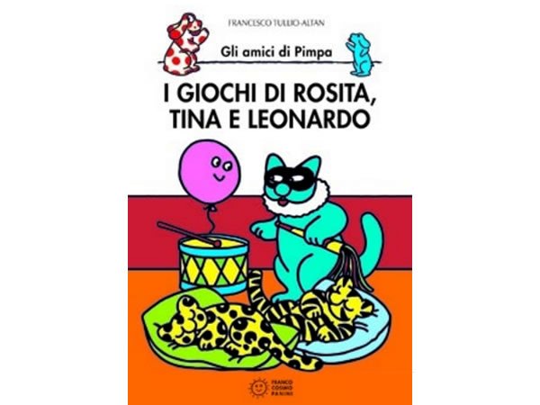 画像1: イタリア語で絵本、ピンパを読む　I giochi di Rosita, Tina e Leonardo. Gli amici di Pimpa 対象年齢5歳以上【A1】 (1)
