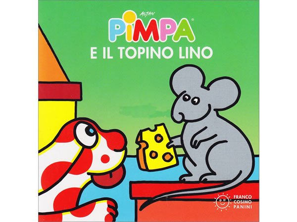画像1: イタリア語で絵本、ピンパを読む　Pimpa e il topino Lino 対象年齢1歳以上【A1】 (1)