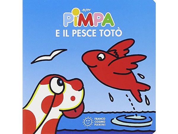画像1: イタリア語で絵本、ピンパを読む　Pimpa e il pesce Toto' 対象年齢1歳以上【A1】 (1)