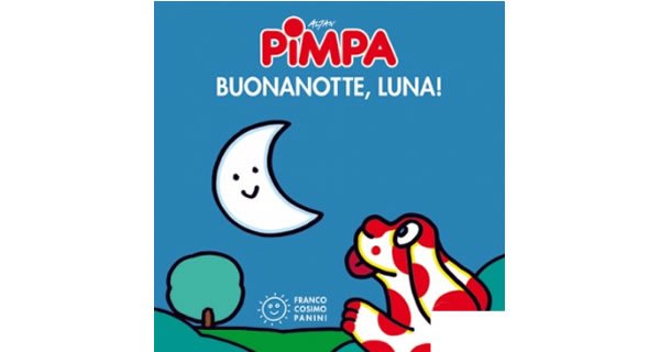 画像1: イタリア語で絵本、ピンパを読む　Pimpa. Buona notte, luna! 対象年齢0歳以上【A1】 (1)