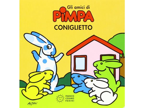 画像1: イタリア語で絵本、ピンパを読む　Coniglietto. Gli amici di Pimpa 対象年齢3歳以上【A1】 (1)