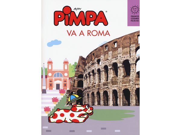 画像1: イタリア語で絵本を読む ピンパ、ローマへ行く Pimpa va a Roma 対象年齢6歳以上【A1】 (1)