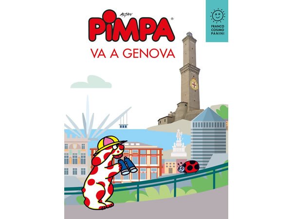 画像1: イタリア語で絵本を読む ピンパ、ジェノヴァへ行く Pimpa va a Genova 対象年齢6歳以上【A1】 (1)