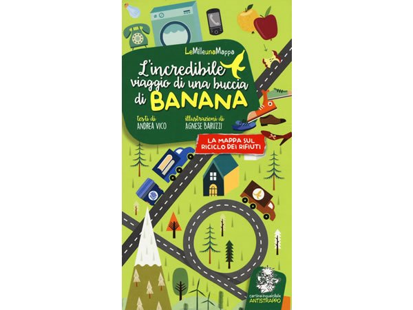 画像1: イタリア語 絵本マップ 「L'incredibile viaggio di una buccia di banana」を読む 対象年齢5歳以上【A1】 (1)