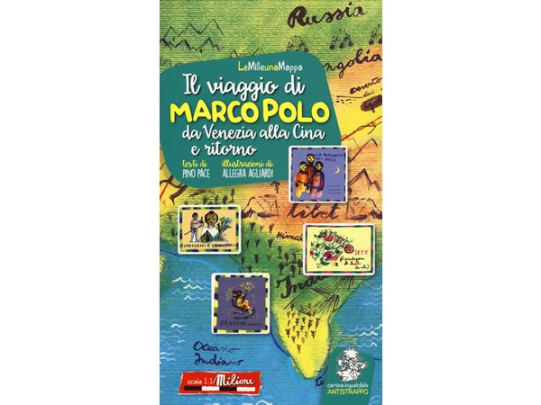 画像1: イタリア語 絵本マップ 「マルコ・ポーロ 復路」を読む 対象年齢5歳以上【A1】 (1)