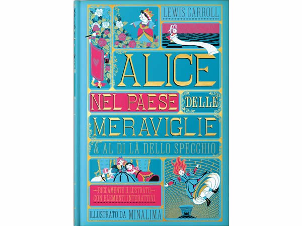 画像1: イタリア語で読む、ポップアップ絵本・児童書「不思議の国のアリス」対象年齢7歳以上 【A1】 (1)