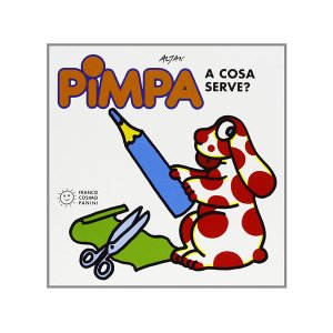 画像: イタリア語で絵本、ピンパを読む　Pimpa: a cosa serve? 対象年齢3歳以上【A1】