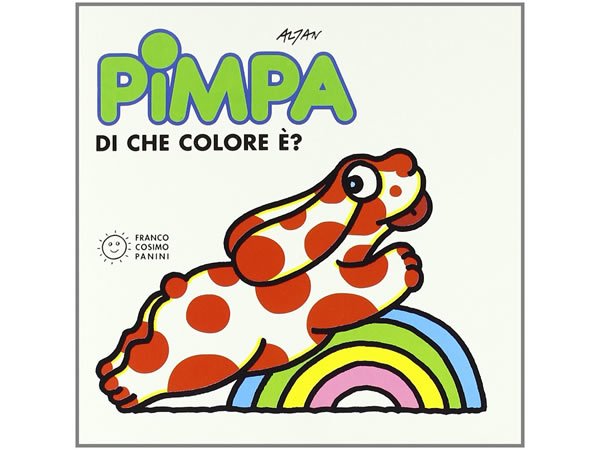 画像1: イタリア語で絵本、ピンパを読む　Pimpa: di che colore e'? 対象年齢3歳以上【A1】 (1)