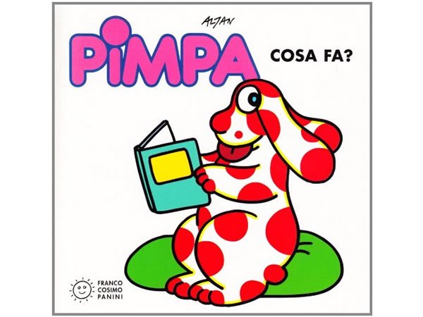 画像1: イタリア語で絵本、ピンパを読む　Pimpa cosa fa? 対象年齢3歳以上【A1】 (1)