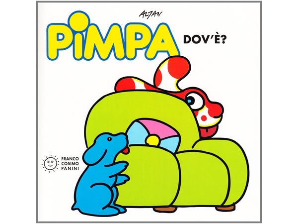 画像1: イタリア語で絵本、ピンパを読む　Pimpa dov'e'? 対象年齢3歳以上【A1】 (1)