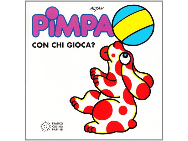 画像1: イタリア語で絵本、ピンパを読む　Pimpa con chi gioca? 対象年齢3歳以上【A1】 (1)