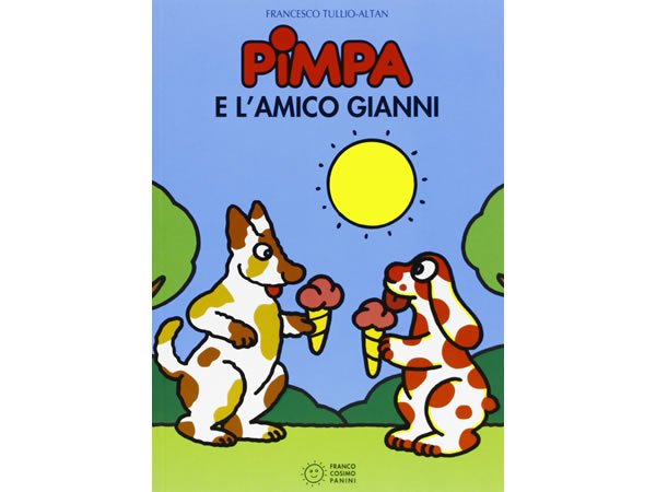 画像1: イタリア語で絵本、ピンパを読む　Pimpa e l'amico Gianni 対象年齢5歳以上【A1】 (1)
