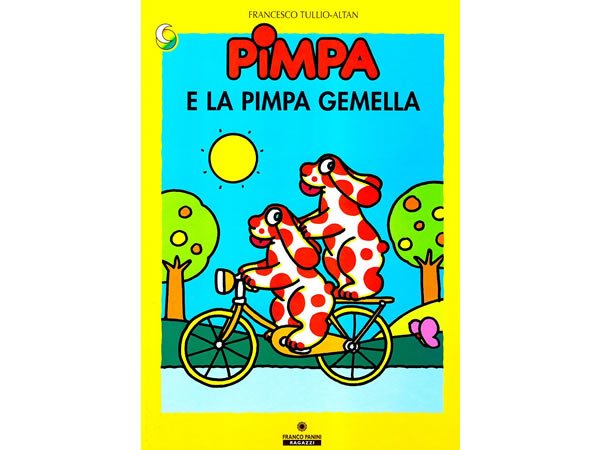 画像1: イタリア語で絵本、ピンパを読む　Pimpa e la Pimpa gemella 対象年齢3歳以上【A1】 (1)