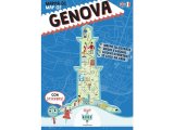 画像: イタリア語、英語で読む 絵本マップ 「Mappa di Genova illustrata」シール付き 対象年齢7歳以上【A1】