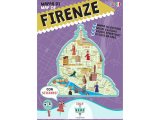 画像: イタリア語、英語で読む 絵本マップ 「Mappa di Firenze illustrata」シール付き 対象年齢7歳以上【A1】