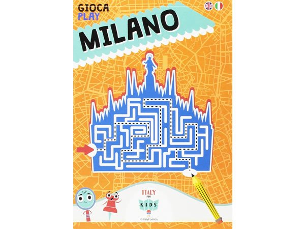 画像1: イタリア語、英語で 遊ぶマップを読む 「GIOCA MILANO」 対象年齢7歳以上【A1】 (1)
