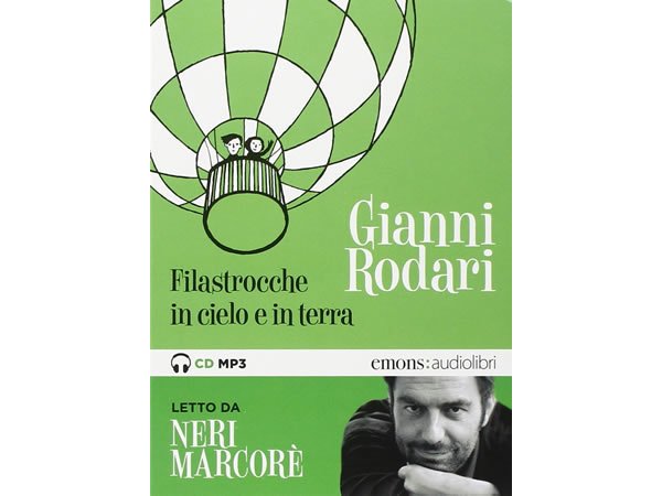 画像1: イタリアの児童文学作家ジャンニ・ロダーリのオーディオブック「Filastrocche in cielo e in terra letto da Neri Marcorè」【B1】 (1)