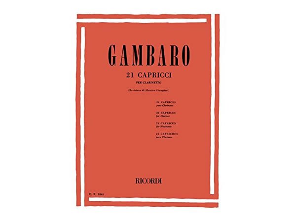 画像1: 楽譜 21 CAPRICCI - GAMBARO - RICORDI (1)