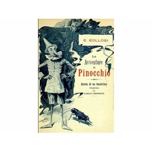 画像: イタリア語で読む、カルロ・キオストリ挿絵のカルロ・コッローディのピノッキオの冒険　ピノキオ　【B1】