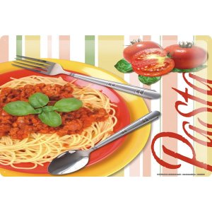 画像: アンティーク風サインプレート　イタリア　パスタ Pasta　30ｘ20cm【カラー・マルチ】