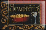 画像: アンティーク風サインプレート　イタリア　スパゲッティ　Spaghetti　30ｘ20cm【カラー・マルチ】